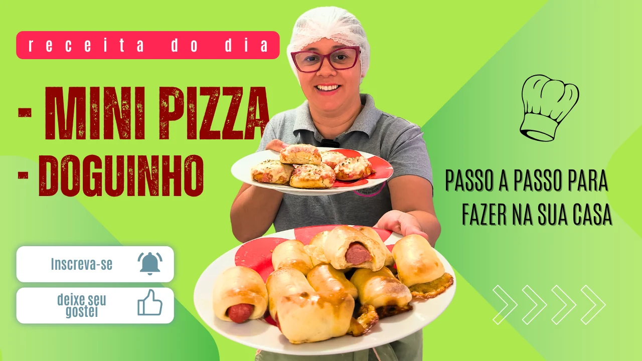 Mini Pizzas e Doguinhos