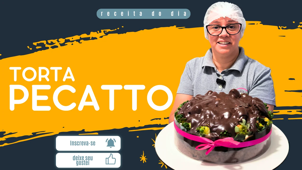 Torta Pecatto de Chocolate com Morangos